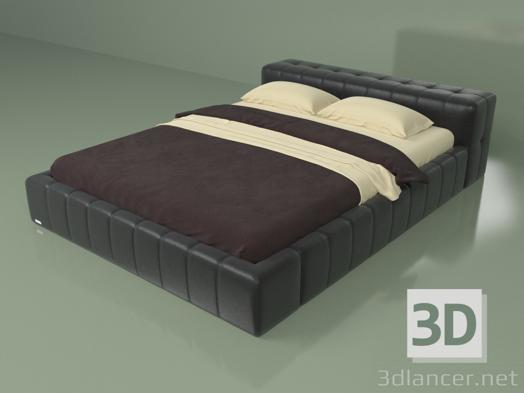 3 डी मॉडल डबल बेड ब्रेस्ट 1.6 वर्ग मीटर - पूर्वावलोकन