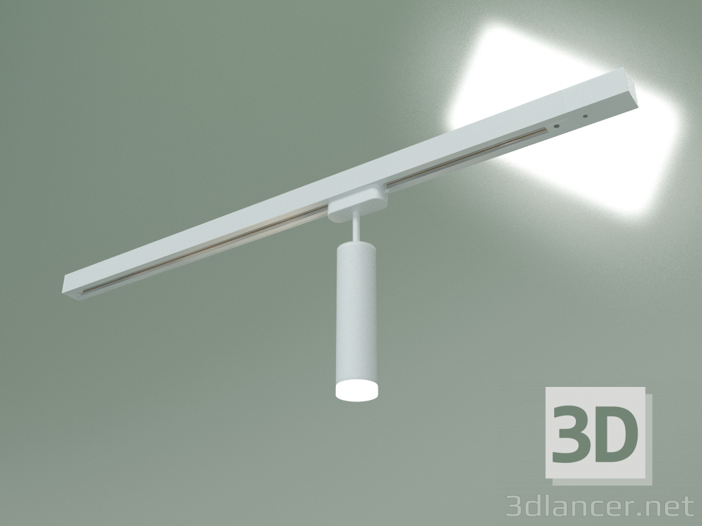 modello 3D Binario LED Oskar LTB28 (bianco) - anteprima