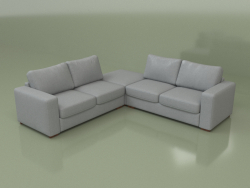 Corner sofa with pouffe Morti (Lounge 13)