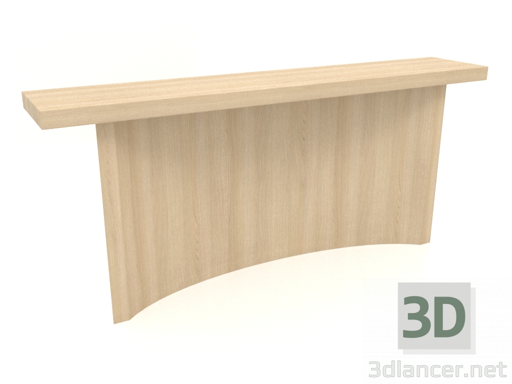 3 डी मॉडल कंसोल केटी 06 (1600x300x700, लकड़ी सफेद) - पूर्वावलोकन