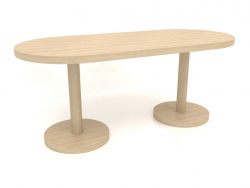 Dining table (1800x800x750, wood white)