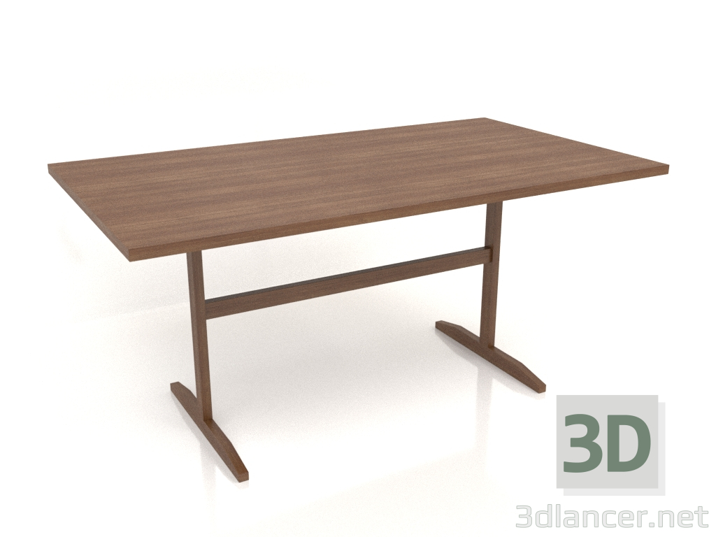 3D modeli Yemek masası DT 12 (1600x900x750, ahşap kahverengi ışık) - önizleme