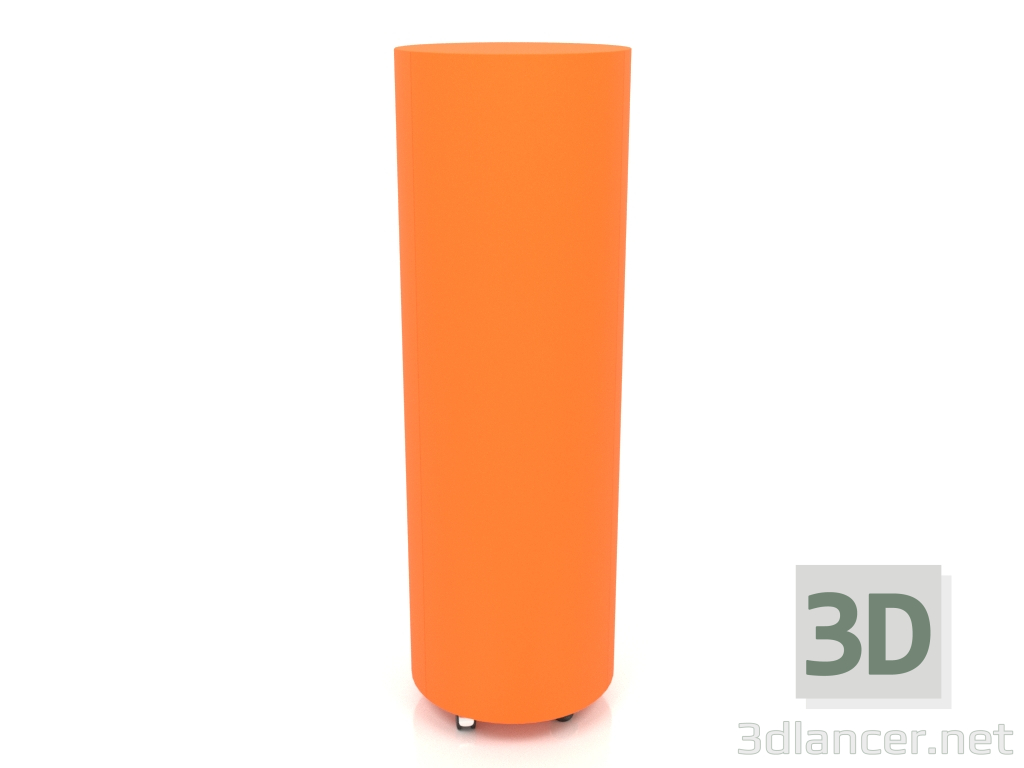 3d модель Тумба на коліщатках TM 09 (D=503х1560, luminous bright orange) – превью