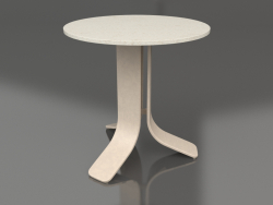 Table basse Ø50 (Sable, DEKTON Danae)