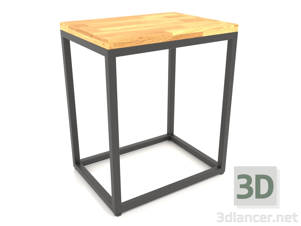 modèle 3D Table basse rectangulaire (PLANCHER BOIS, 40X30X44) - preview