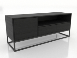 TV-Schrank 1200x380 mm (schwarz RAL 9005)