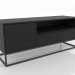 3d model TV cabinet 1200x380 mm (black RAL 9005) - preview