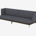 3d model Divan straight three-seater Div 292 - preview