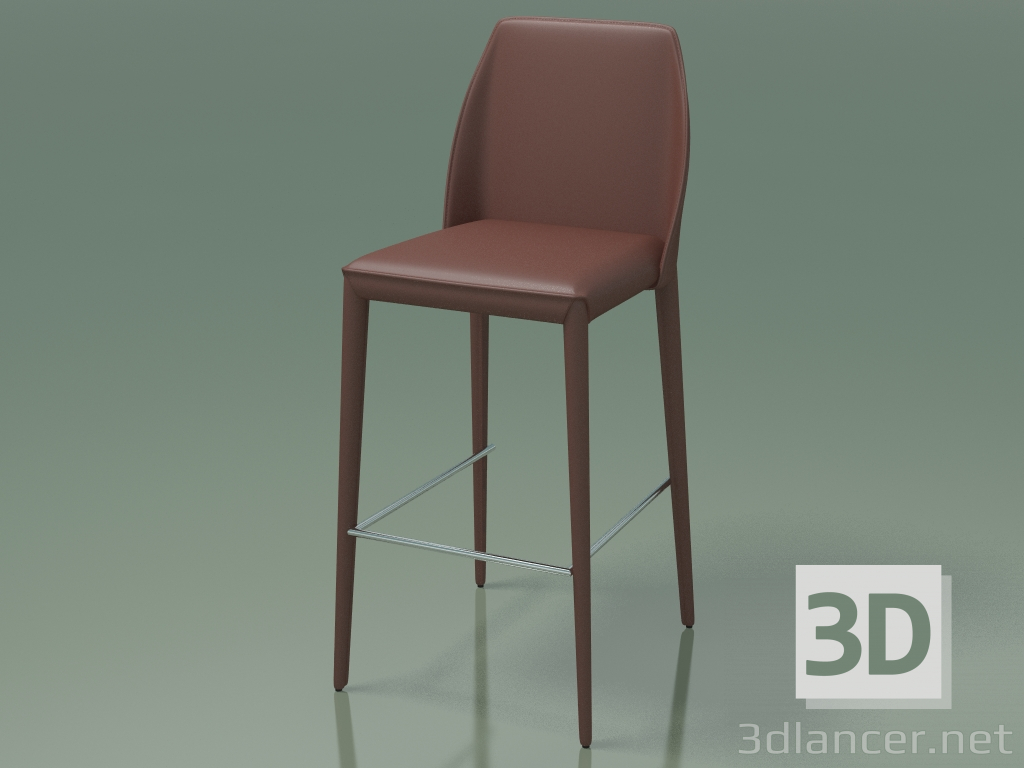 3 डी मॉडल हाफ-बार कुर्सी मार्को (114275, गहरा भूरा) - पूर्वावलोकन
