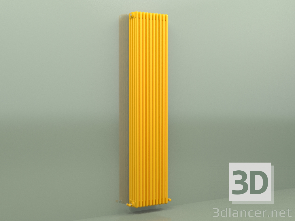 modèle 3D Radiateur TESI 5 (H 2200 10EL, jaune melon - RAL 1028) - preview