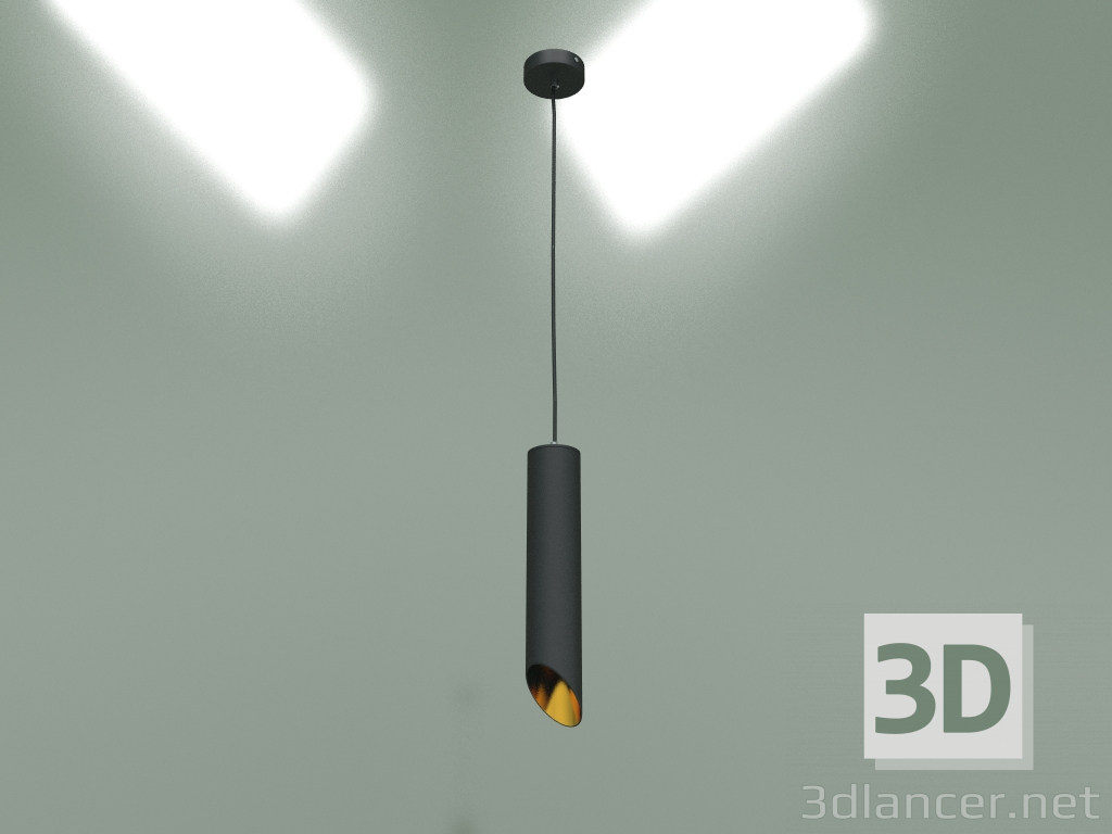 modello 3D Lampada a sospensione 7011 MR16 BK-GD (nero-oro) - anteprima