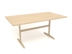 Dining table DT 12 (1600x900x750, wood white)