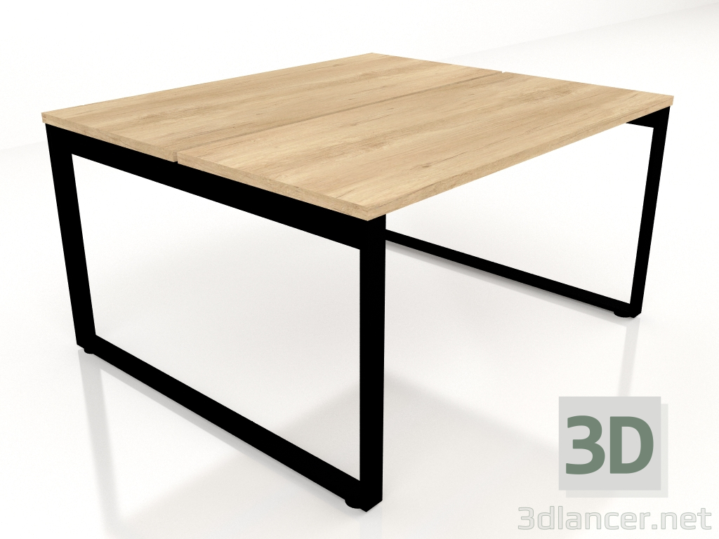 modèle 3D Table de travail Ogi Q Banc BOQ54 (1400x1210) - preview