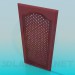 3d model Door in grille for kitchen cabinet - preview