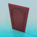 3d model Door in grille for kitchen cabinet - preview