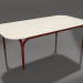 3 डी मॉडल कॉफ़ी टेबल (वाइन रेड, डेक्कन डैने) - पूर्वावलोकन