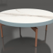 modèle 3D Table basse ronde Ø90x36 (Bleu gris, DEKTON Aura) - preview