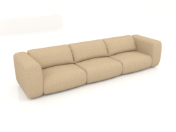 Wings 4.5-seater sofa (Caramel)