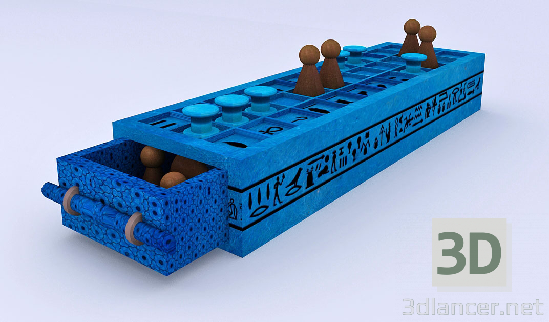 3d model Ancient Egyptian Game of Senet | 53918 | 3dlancer.net