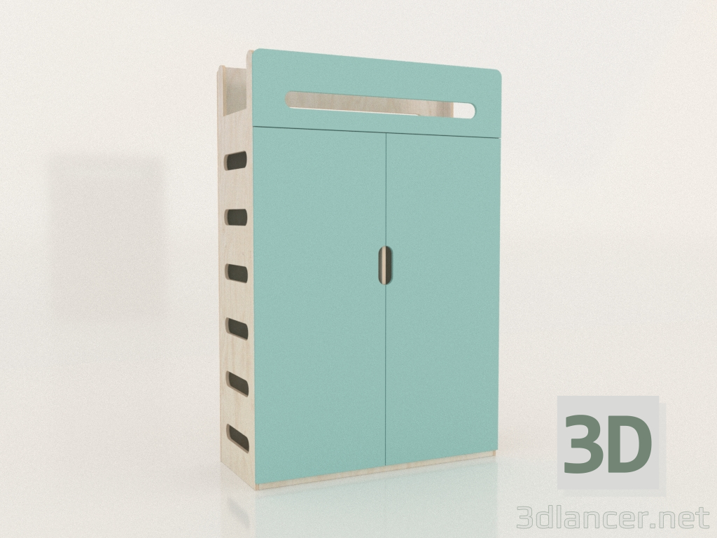 3D Modell Kleiderschrank geschlossen MOVE WC (WTMWC2) - Vorschau