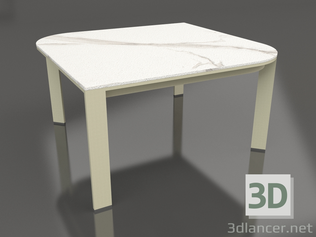 modello 3D Tavolino 70 (Oro) - anteprima