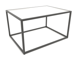 Rectangular coffee table (GLASS, 80X60X50)