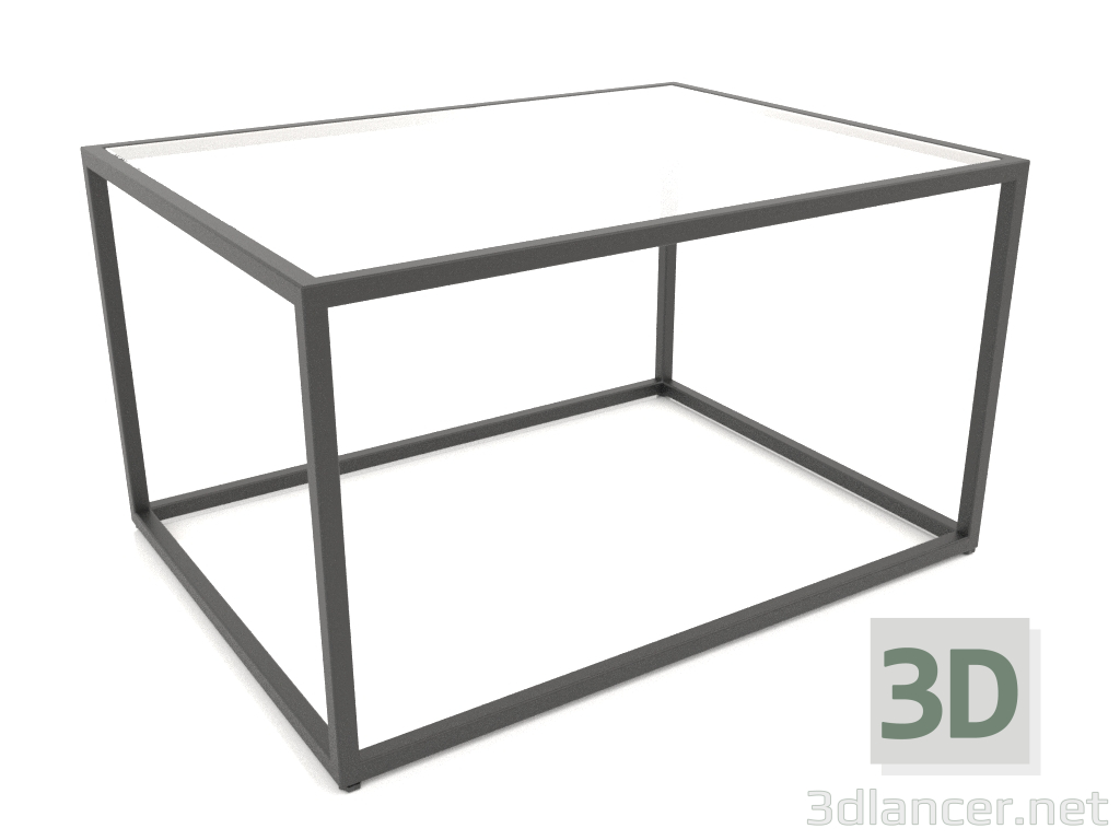 modello 3D Tavolino rettangolare (GLASS, 80X60X50) - anteprima