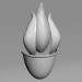 modèle 3D Flamme froide mb10606-3b appliques - preview