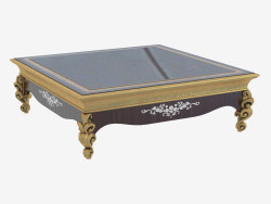 Coffee table square in classical style 528