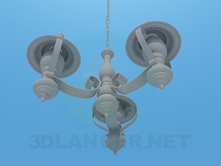 modelo 3D Araña de luces - escuchar modelo 3D Araña de luces - escuchar