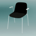 3d model Chair with armrests SEELA (S316 with wooden trim, without upholstery) - preview