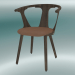 3D Modell Stuhl dazwischen (SK2, H 77 cm, 58 x 54 cm, geräucherte geölte Eiche, Leder - Cognac-Seide) - Vorschau