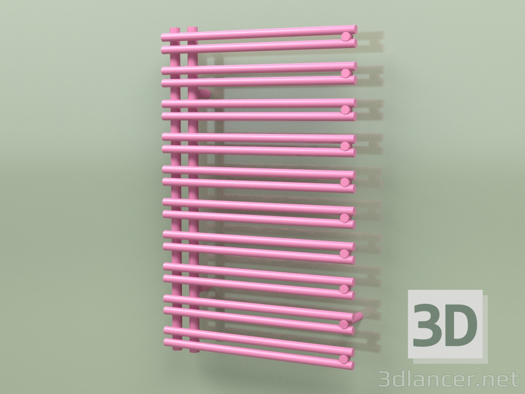 3D modeli Isıtmalı havlu askısı - Ratea (800 x 500, RAL - 4003) - önizleme