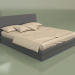3d модель Ліжко двоспальне Mn 2018-1 (Антрацит) – превью