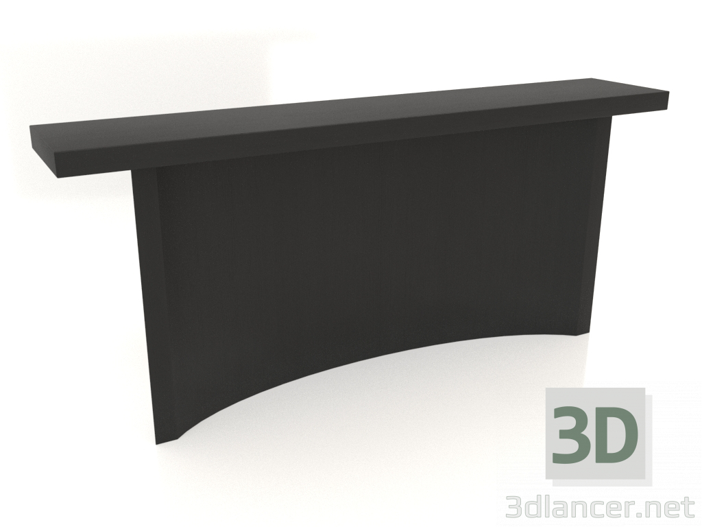 modello 3D Consolle KT 06 (1600x300x700, legno nero) - anteprima