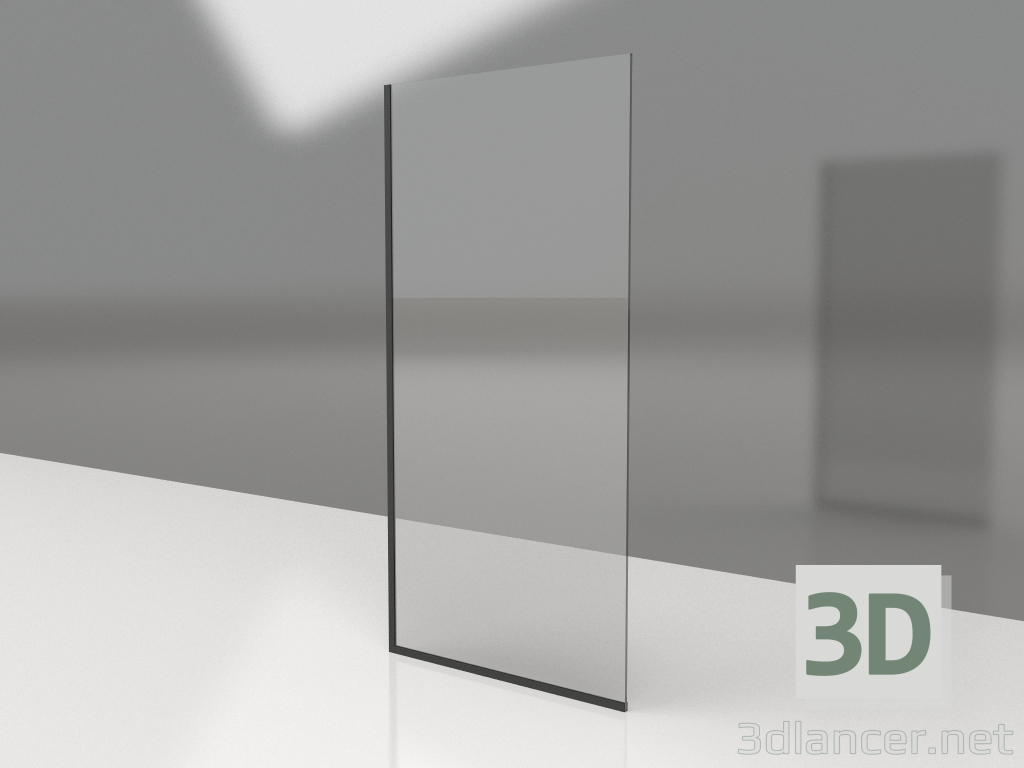 3D Modell Die Trennwand ist aus Glas - Vorschau