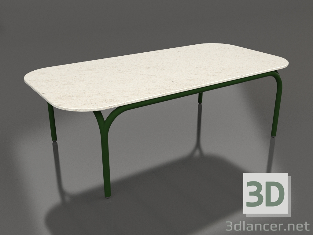 3d model Coffee table (Bottle green, DEKTON Danae) - preview