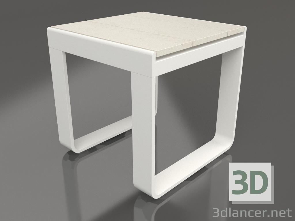 modello 3D Tavolino 42 (DEKTON Danae, Grigio agata) - anteprima