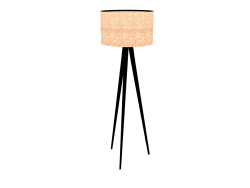 Floor lamp Tripod (Cork-Black)
