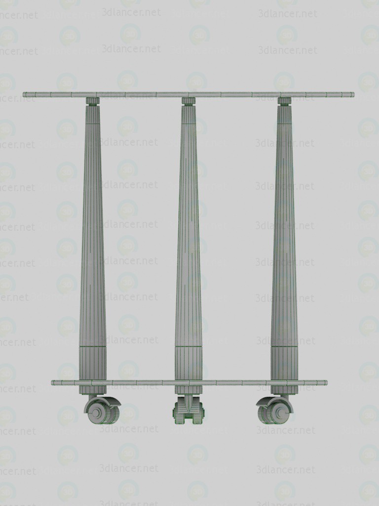 Mesa de centro, Cuarteto-13 3D modelo Compro - render Mesa de centro, Cuarteto-13 3D modelo Compro - render