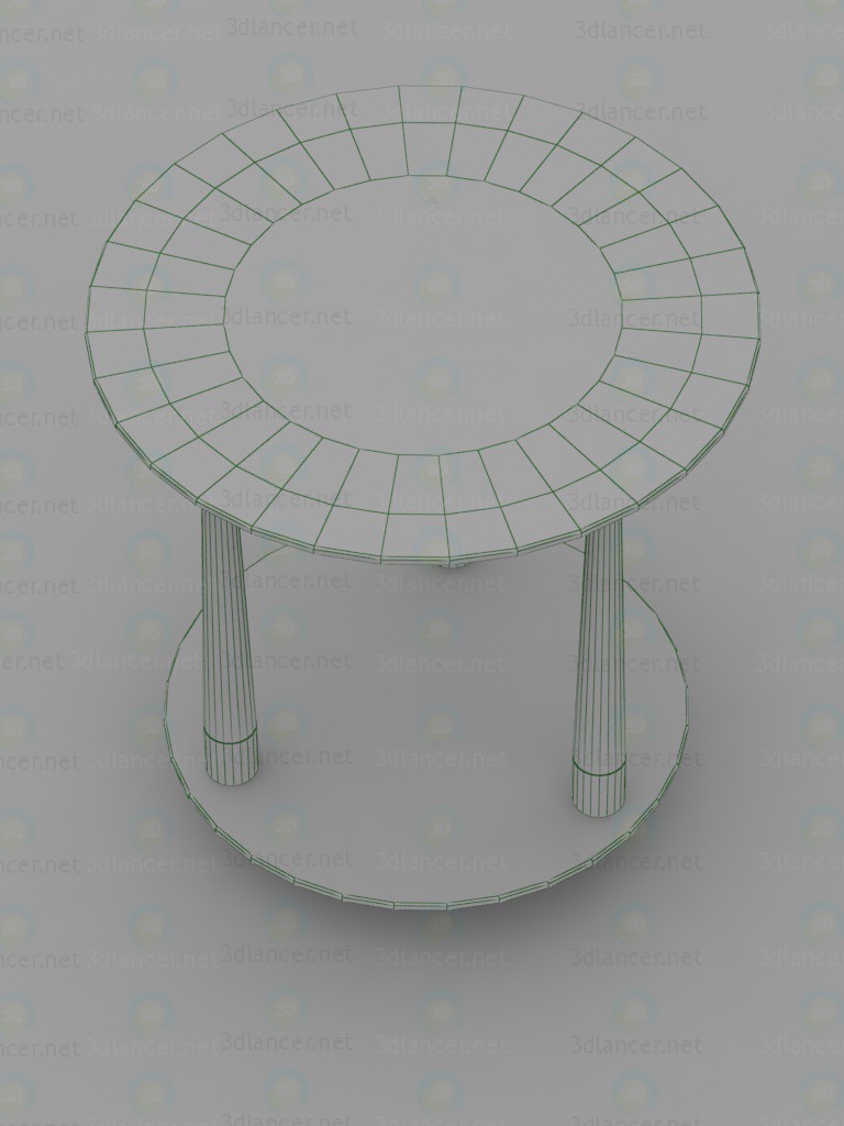 Mesa de centro, Cuarteto-13 3D modelo Compro - render Mesa de centro, Cuarteto-13 3D modelo Compro - render