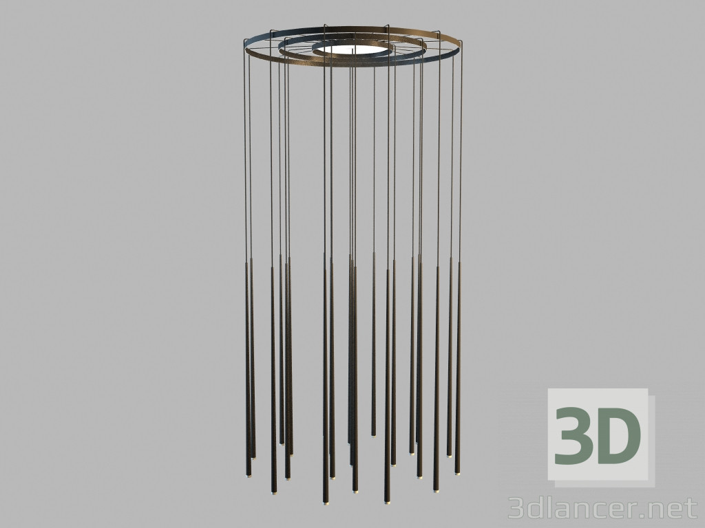 modello 3D Lampada a sospensione 0940 - anteprima