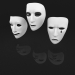 3d Театральная маска модель купить - ракурс