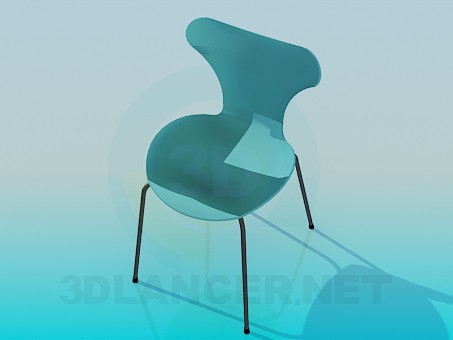 3d model Solid stool - preview 3d model Solid stool - preview