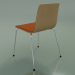 3D modeli Sandalye 3934 (4 metal ayak, ön kaplama, meşe) - önizleme