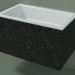 3d model Wall-mounted washbasin (02R132101, Nero Assoluto M03, L 60, P 36, H 36 cm) - preview