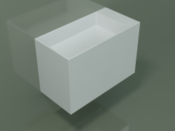 Wall-mounted washbasin (02UN43102, Glacier White C01, L 72, P 36, H 48 cm)