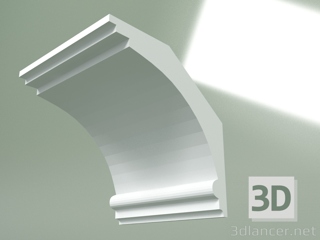 3D Modell Gipsgesims (Deckensockel) KT370 - Vorschau