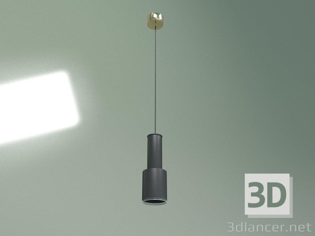 3d model Lámpara de suspensión Alto (negra) - vista previa