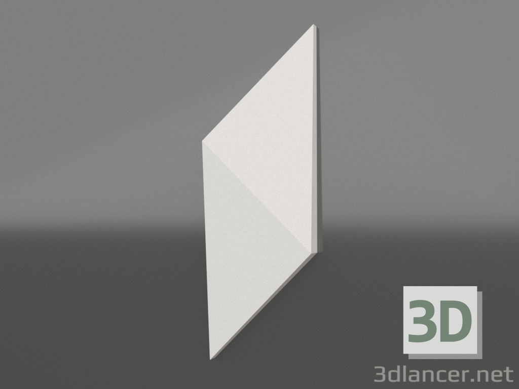 Modelo 3d Painel 3d de origami - preview